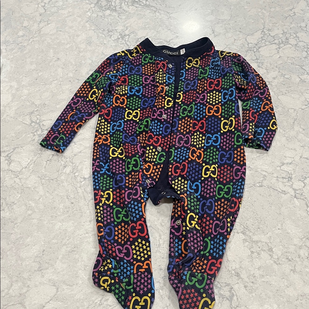 GG 12-18 month One Piece Footed Outfit-GUC